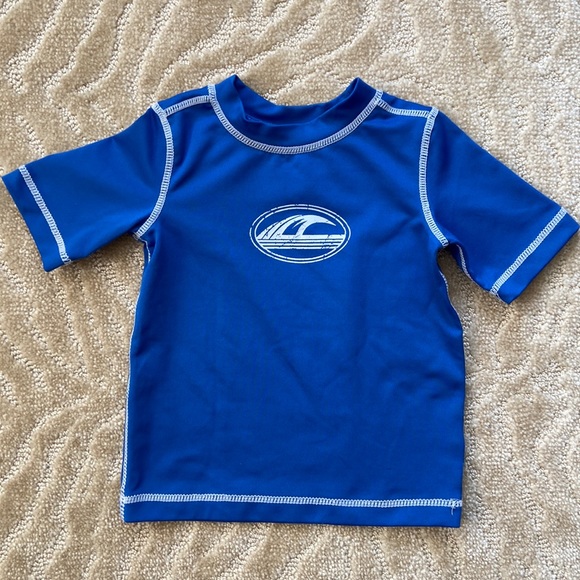 Koala Baby Blue Wave Swim Rashguard T-shirt 12m - Picture 1 of 7
